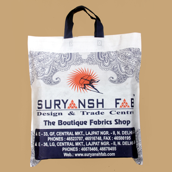 Loop handle non-woven bag